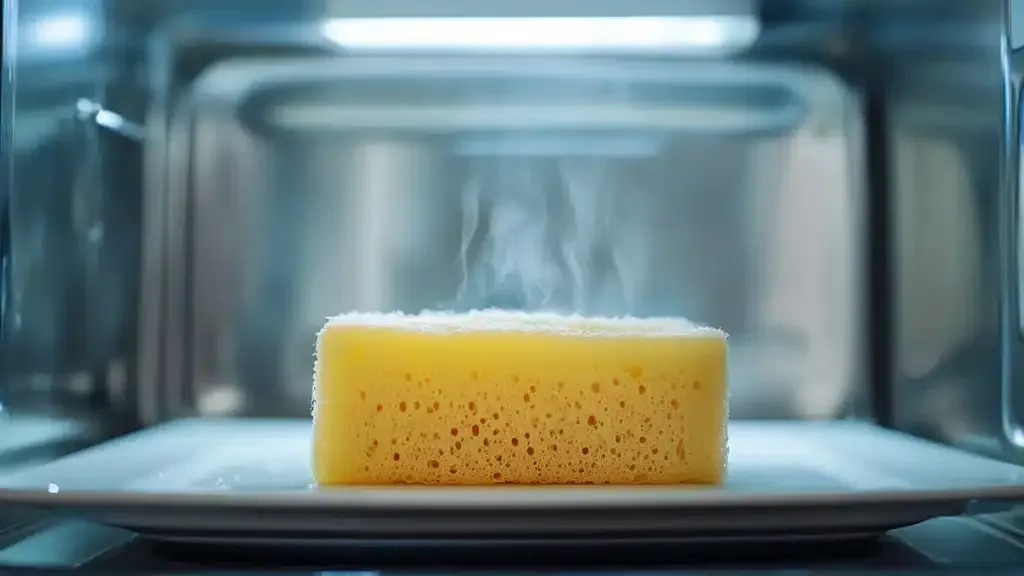 Revoluční trik: mikrovlnka na čištění houbiček