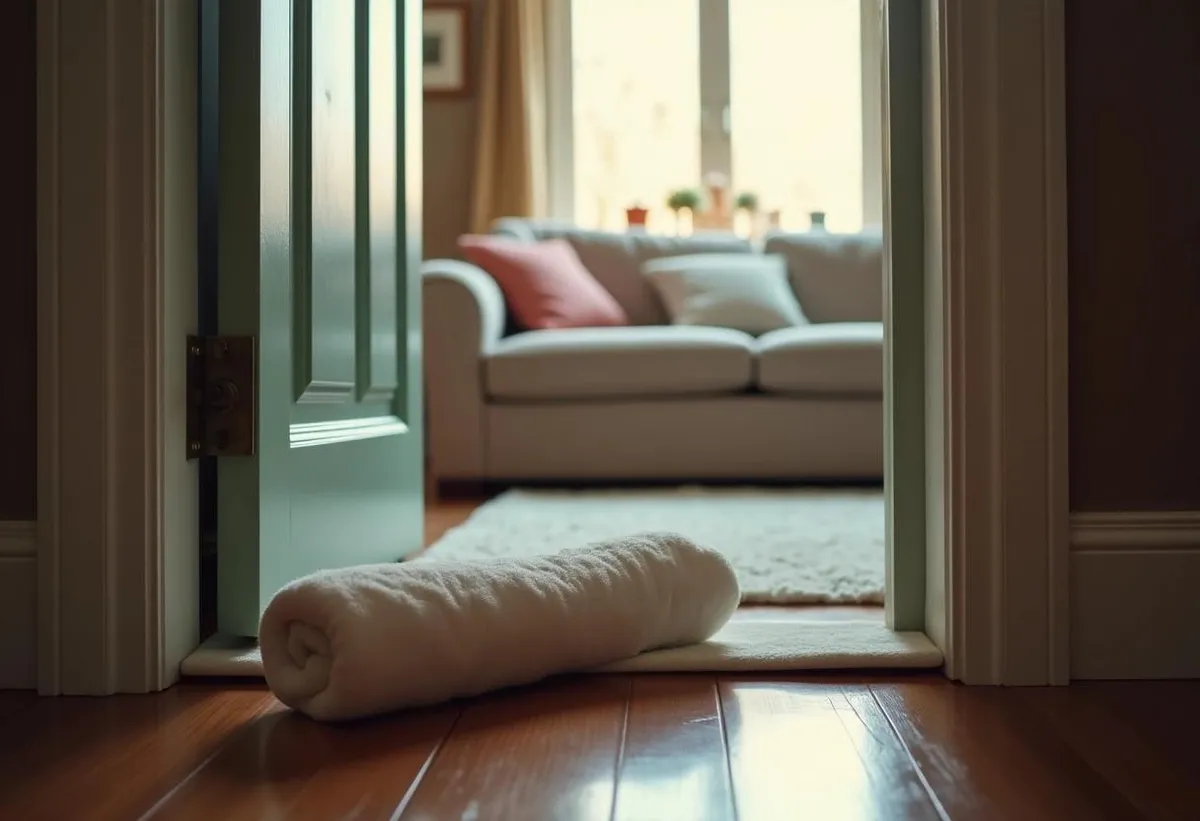 Jak se bránit průvanu pomocí obyčejného ručníku