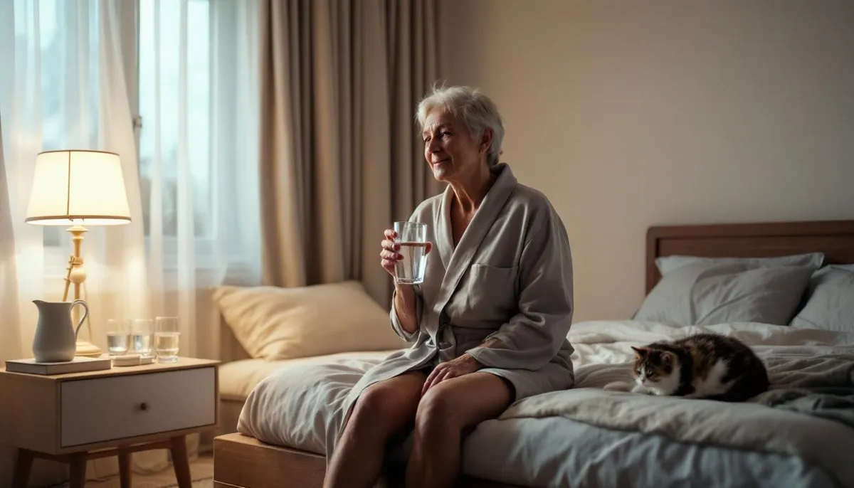 Pití vody před spaním — pro a proti