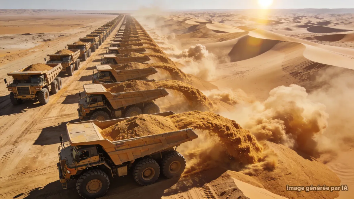 Saúdská Arábie a Spojené arabské emiráty: proč dovážejí miliony tun písku?